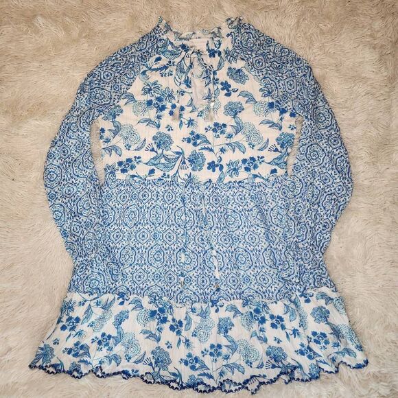 House Of Harlow 1960 Floral Mini Babydoll Dress - Picture 3 of 11